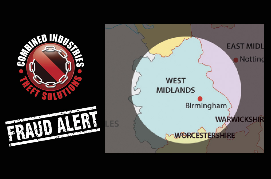 Stolen Machinery Located in West Midlands