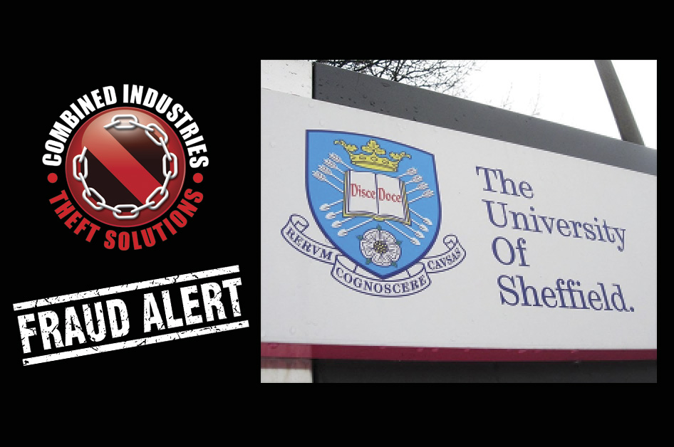 Fraudster poses as Sheffield University Employee