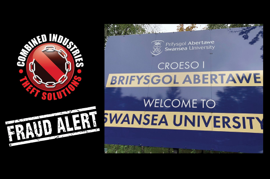 Fraudster posing as Procurement Manager Swansea University
